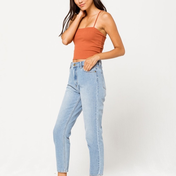 NWT Tilly's DESTINED Square Neck Burnt Red Womens Tank Top - Picture 4 of 8